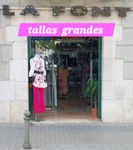 Tienda de ropa La FONT tallas grandes - Figueres